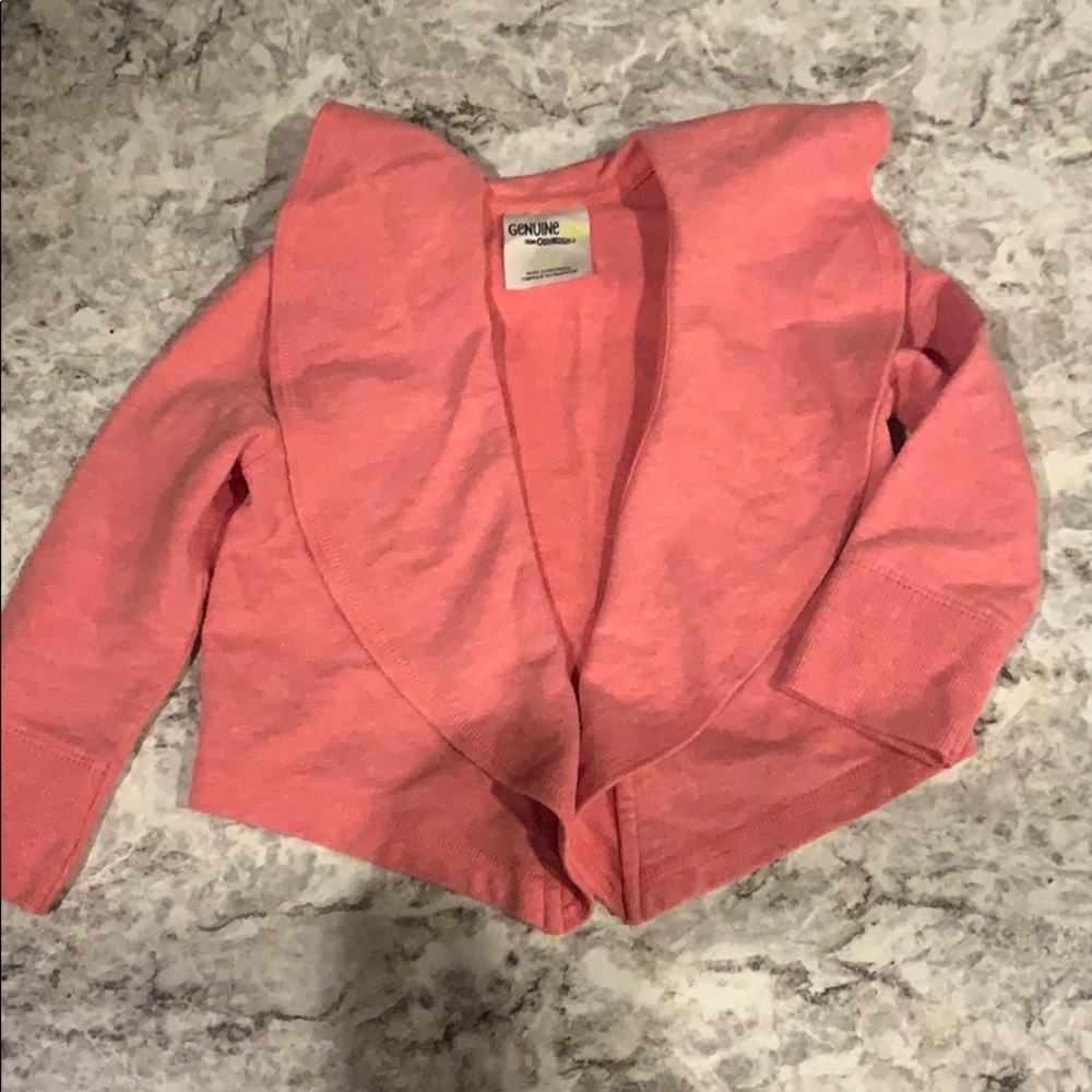 Pink cardigan
